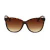 Mode solglasögon UV skydd runda solglasögon män och kvinna utomhus kör eyewear med låda
