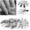 Stainless Steel Easy French Line Narzędzia Nail Szablony Cutter Szablon Krawędź Trymot Multi-Size Manicure Nails Sztuka Narzędzia stylizacji