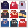 Maglie da basket vintage Remix 1 Another KID CUDI 01 Jack 4 Dreamville 6 Zone The District 12 Groovy 40 Sick Wid It 88 Don 94 Dunceon 95 Doutit 97 Harlem Carter 313 SHADY