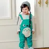 Trousers Lovely Children Pants Baby Girls Boys Cute Cartoon Suspender Kids Clothing Spring Autumn Candy Colors Toddler