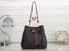 Kvinnor axelväskor plånbok crossbody fashion enkel bärbar hink väska handväska högkvalitativa dam handväskor