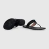 2024 designer thong sandal slipper with Double letters sandals women slipper men slides waterfront womens 35-41 box and dust bag #GTS-01