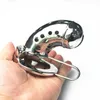 3 maten cockhrings kuisheid kooi bondage scrotum hangers rvs mannelijke penis mouw ring met uitgeholde gaten seksspeeltjes voor mannen BB2-2-228