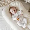 Łóżeczko dziecięce Under Born Lelounger Przenośny Łóżko Gniazdo Dla Dziewczyn Chłopcy Bawełniane Crib Toddler Przedszkole Carrycot Co Sleeper