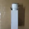 Biały pusty 20oz 30oz sublimacja prosty kubek izolowany Cylinder kubek wody DIY przenikania ciepła podwójna ściana termos naczynia do picia kubki ze stalową słomką WLL882