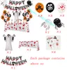 Halloween Balloon Toys Установить Blood Color Banner Paper GoneComb Stereoscopic Ghost Package Украшение партии