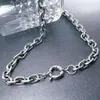 8.5mm Chain Width 316L Sólido pesado aço inoxidável homens mulheres 50-90 cm comprimento colar cadeia de cadeia