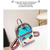 New Fashion Girl Clear Transparent See Through PVC Mini Backpack School Book Bag Laser Jelly Transparent Backpack Y1105