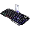 مطاردة ليوبارد G700USB مضيئة لوحة مفاتيح لوحة المفاتيح السلكية الشعور إشعال لوحة مفاتيح الألعاب
