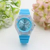 Projektanci mody cyfrowe Skala Studencka Watchy Simple Silikon Band Boys and Girls Quartz Watch Korean Casual Women B8418055