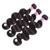 Peruvian Human Hair Extensions Body Wave 2 Pieceslot Natural Color Dyeable Douuble Wefts 1030inch Weaves1094017