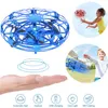 Mini UFO Drone Hélicoptère RC avion Main Détection Infrarouge Électrique Quadcopter Induction Flying Ball pour garçon Enfants Jouets Cadeau 211104