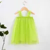 Baby Mädchen Kleid Flauschigen Tüll Hosenträger Kinder Sommer Prinzessin Kleinkind Kleidung E01 210610