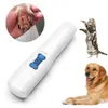 電気ペットグラインダーの痛みのないファイルトリマーポリッシャープロフェッショナルグルーミングツール犬猫の爪足のクリッパー犬の爪のためのクリッパー