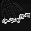 Anime Jujutsu Kaisen Itadori Yuji Stainless Steel Chain Pendant Necklace Cartoon Pattern Jewelry Gifts G1206