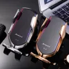 R2 10W Wireless Car Charger Automatic Clamping Fast Charging Car Phone Holder for iPhone 12 11 8 For Samsung Mobile Phone