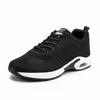 Fashion Mens Womens Cushion Running Skor Andningsbar Designer Svart Blå Grå Sneakers Tränare Sportstorlek 39-45 W-1713