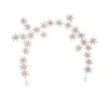 Bröllop Crystal Star Headband Hairband Rhinestone Bridal Crowns Tiaras Guld Silver Lång Hårband Tillbehör Party Prom Headpiece Smycken Koreanska Designer Bands