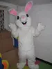 Weißes Kaninchen Maskottchen Kostüme Halloween Fancy Party Kleid Cartoon Charakter Karneval Weihnachten Ostern Werbung Geburtstag Party Kostüm Outfit