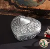 48pcs Heart Love Jewelry Box Antique Alloy Case Ring Earring Necklace Storage Holder European Jewelry-Box SN3096