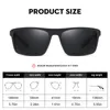 AOFLY marque DESIGN lunettes de soleil polarisées hommes ultraléger TR90 cadre pilote mode miroir lunettes de soleil femmes lunettes carrées UV400