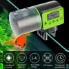 Automatic Fish Feeder, Moisture-Proof Electric Auto FishFood Feeder Timer Dispenser for Aquarium or Small FishTurtle Tank, AutoFeeding on Vacation Holidays