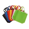 Novo saco de dobramento colorido Sacos de compras dobráveis ​​dobrável sacos de compras reutilizáveis ​​Bolsa de dobramento Eco-friendly New Ladies Sacos de armazenamento RRE11261
