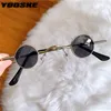 Trendy Round Sunglasses Men Vintage Small Sun Glasses Womens Red Black Mirror Hip hop Style Eyewear UV4006270849