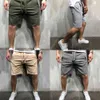 2021 Mens Home Gym Crossfit Shorts Wild Style Solid Color Ripped Athletic Short Pants Jogger Workout Shorts 10 Color Size S-5XL X0628