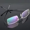 Sunglasses Flexible Rimless Progressive Pochromic Reading Glasses Multifocal High Quality Anti Blue Light Presbyopic Men Women 222Q