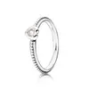 Fahmi 100% 925 gioielli in argento sterling gioielli originali gioielli zircone fascino a forma di cuore gocce d'acqua a forma di anello anello arco rotondo cavità anello in oro rosa
