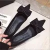 Frauen Mode Schwarz Fliege Hohe Qualität Slip auf Party Stiletto Damen Casual Beige High Heel Schuhe für Büro A5974