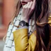 Sinobi Kuvars Saatı İzle Kadınlar Moda Lüks Yaratıcı Montre Femme Üst Marka Saatler Deri Saat Reloj Mujer Dropship Q0524