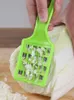 Green Handle Cabbage Cutter Household Kitchen Vegetable Tools Quick Dumpling Filling Knife hand Chop Board Planer