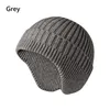 Beanies Fashion Warm Knit Hat With Ear Flap Winter For Men Women Skull Caps Outdoor Working Sport Cycling5199300