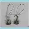 Dangle & Chandelier Earrings Jewelry Maple Leaf Charms Vintage Sier Drop/Dangle For Girls Women Dress Brand Clothing Diy Aessories 10 Pair A