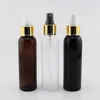 120 ml x 40 Tom svart parfymflaska med guldspraypumpens återfyllningsbara parfymerflaskor med god kvaltitet