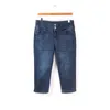 Wysoka talia Lato Kobiety Moda Prosto Styl Wash Wody Bleached Casual Jean Kobiet Trendy Kolor Długość Dżnowie Dżinsowe Spodnie 210708