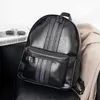 배낭 남성 INS 패션 브랜드 거리 패션 망 가방 가죽 대용량 야외 여행 가방 배낭 학생 schoolbag