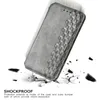 Étuis de portefeuille en cuir carré 3D d'affaires pour iPhone 13 12 11 Pro XR XS MAX 8 7 6 SE 2020 Cube Sparkle Suck Support de fermeture magnétique Flip