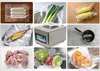 small processing machinery 400F seafood rice plastic bag vacuum sealing packaging machine for meat packing