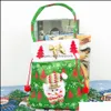 クリスマスの飾りお祝いパーティー用品ホームガーデンギフトラップキャンディークリスマスバッグフランネル雪だるまサンタクロース袋バッグfor Kidsa54 Drop D