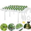 Hydroponic Site Grow Kit 54 Pflanzplätze Gartenpflanzensystem Gemüse-Werkzeugkasten Erdloser Anbau Pflanzensetzling Grow Kit 210615