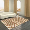 Carpets Nordic Simple Carpet For Living Room Bedroom Mat Home Decoration Checker Rugs Bathroom Entrance Door