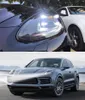 Car High Beam Head Light Assembly For Porsche Cayenne DRL LED Turn Signal Angle Eye Projector Lens Headlight 2011-2018