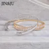 Jinju Gold-Color Armband voor Dames Charms Manchet Armbanden Femme Dubai Aa Cubic Zirconia Sieraden Pulseras Mujer Mother's Day Gift Q0717