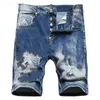 Mens Designer Jeans Shorts Distressed Ripped Slim Fit Motorcycle Biker Denim For Men s Fashion Mans Pants pour hommes