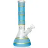 10 inch hoge hoogte paars regenboog waterpijp met ogen logo trippy bakkersglas water bongs 18.8 mm Downstems 14.4 Bowl Smoking DAB Rigs