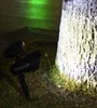 Solar ground-inserted Lawn Lamps outdoor courtyard spotlight garden villa super bright decoration green waterproof led tree light