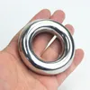 sex massager10 Sizes Cockring Scrotum Pendant Metal Penis Ring for Men Restraint Scrotum Pendants Testicle Bondage Loop Stainless Steel Sex Toys for Male BB2-2-70